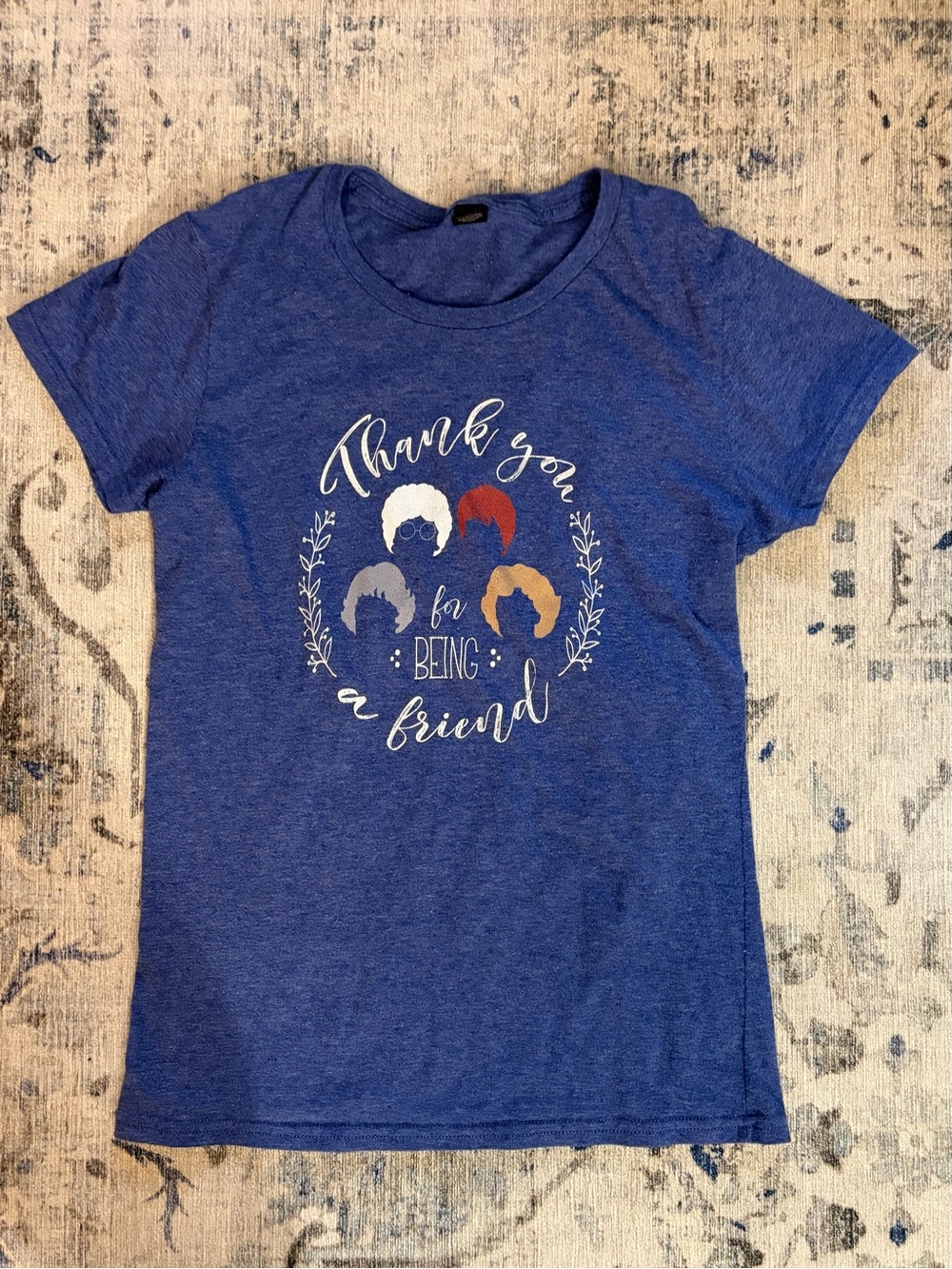 Golden Girls Thank You for Being a Friend Graphic Tee Etsy Soft Blue Women's XS